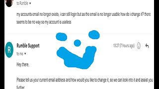 #tech,#rumble , change your email , if you lose access to your