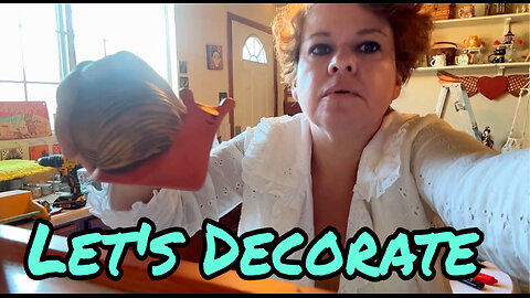 It's time to decorate the back room! Yes!