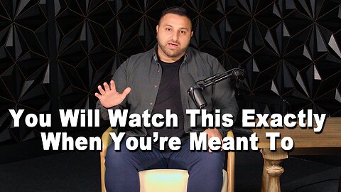 If You Feel Stuck, Watch This