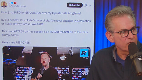 Kash Patel's honeypot is suing Elijah Schaffer▮The Jimmy Dore Show