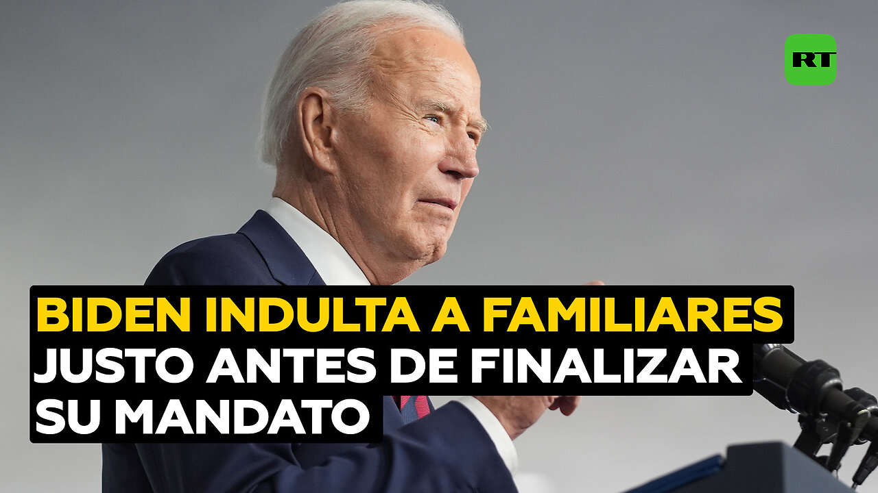 En los últimos minutos de su mandato, Biden indulta a miembros de su familia