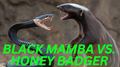 Black Mamba vs. Honey Badger – Nature’s Most Fearless Fighters