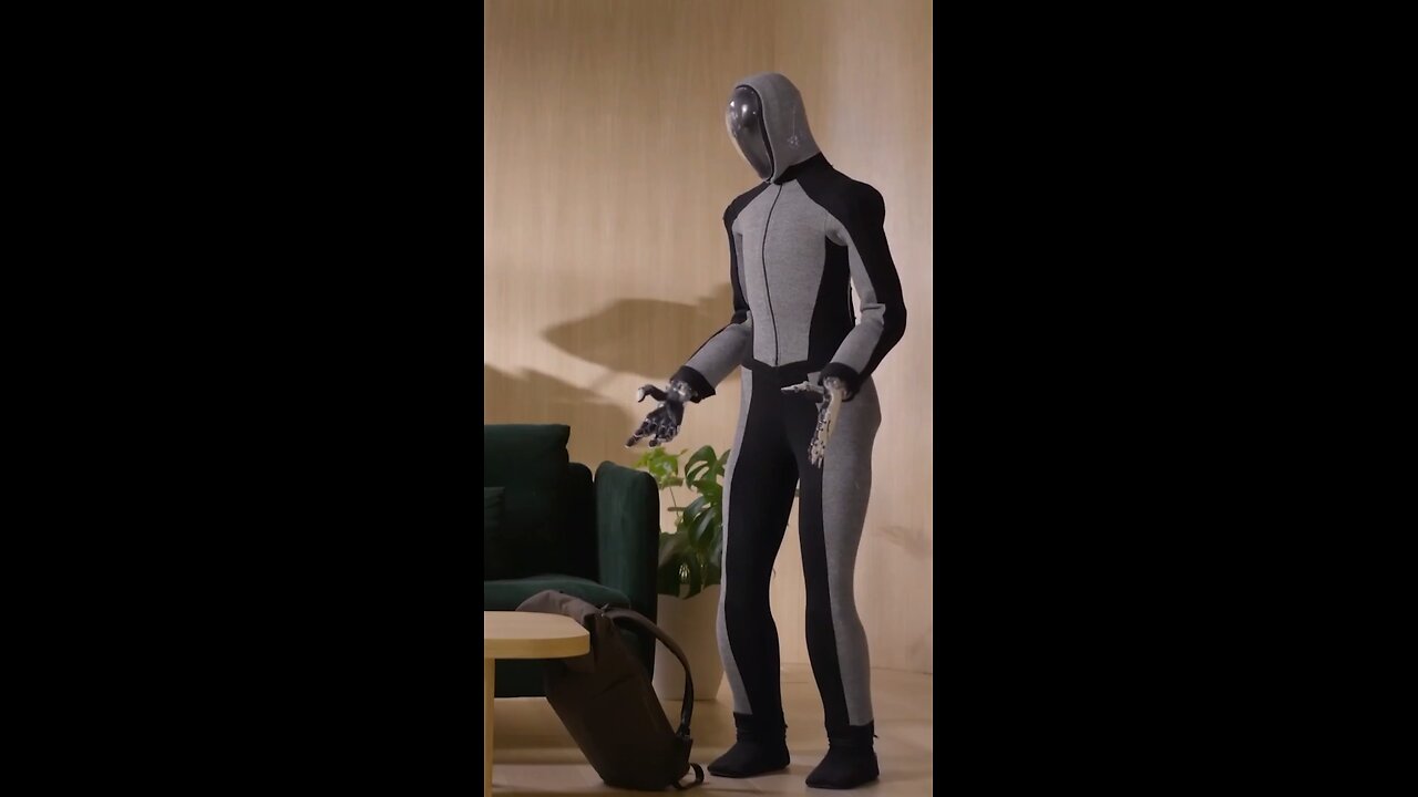 Your new robot will have an outer skin and/ or clothes like the 1X neo gamma series seen here