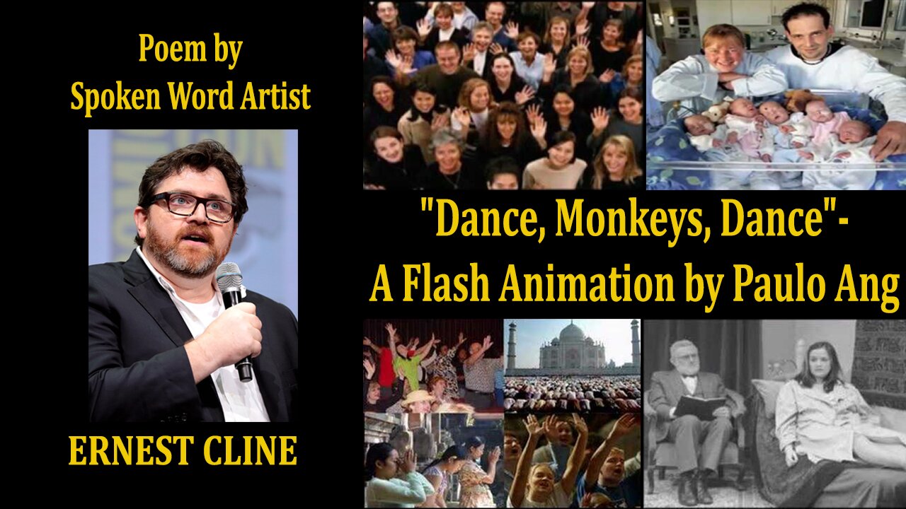 "Dance, Monkeys, Dance"- A Flash Animation by Paulo Ang | A POEM WRITTEN BY ERNIST CLINE, 2005-03-13