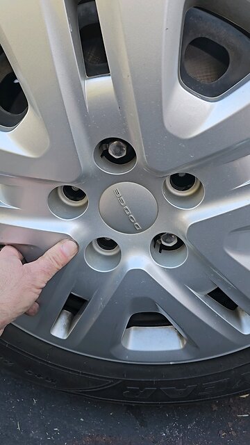 Grand Caravan Hubcap Removal