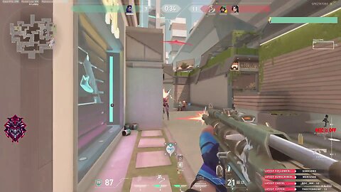 Damn, what a 3K lucky shot in Valorant!