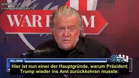 🇮🇱♟ Steve Bannon: Frieden in Gaza ist das Ende des Projekts Großisrael❗️
