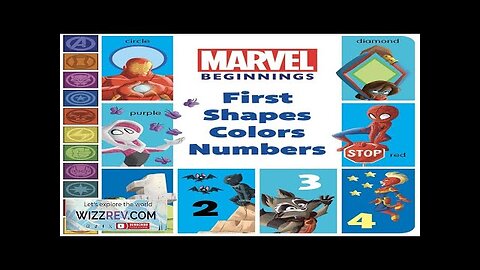 Marvel Beginnings: First Shapes Colors Numbers Review