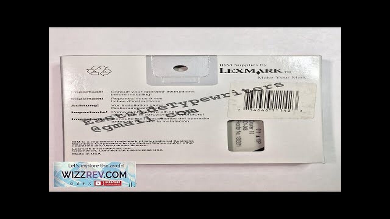 IBM Cartridge Printwheel II Courier 10 Review