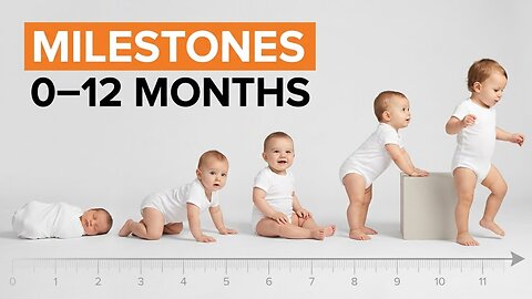 The Only 0–12 Months Milestone Video You'll Ever Need | your baby’s first year of development.