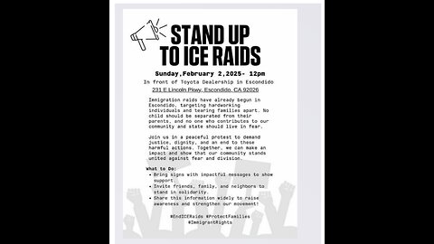 Eye of the STORM LIVE-> Stand Up to ICE Raids
