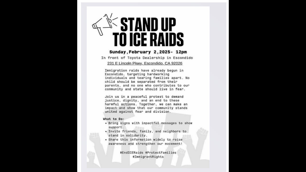 Eye of the STORM LIVE-> Stand Up to ICE Raids