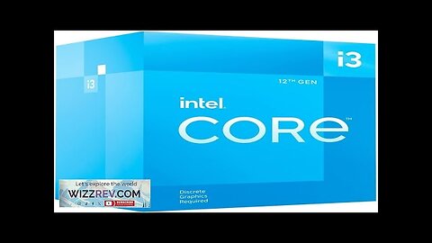 Intel® Core™ 12th Gen i3-12100F desktop processor featuring PCIe Gen 5.0 Review