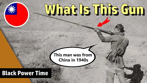 This Is a Man Who Was Using a Muzzleloader in China in the 1940s