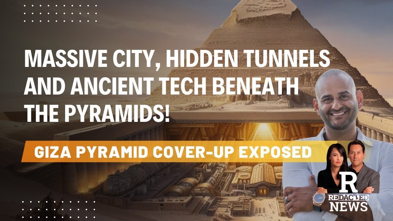 Giza Pyramid Cover-Up EXPOSED: Massive City, Hidden Tunnels and Ancient Tech Beneath the Pyramids!