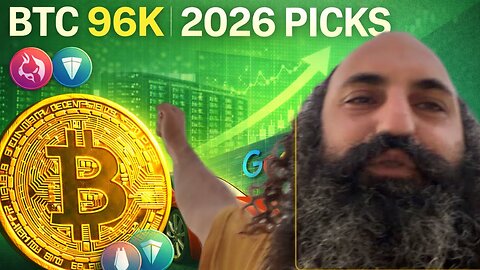 BITCOIN HIT $96k & MY 4 BIGGEST PICKS FOR 2026