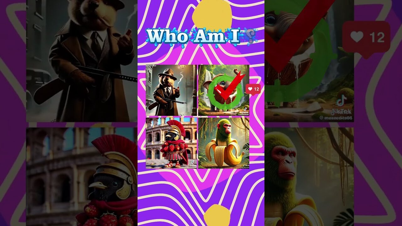 [QUIZ GAME] Don't Miss Out on The Funniest AI Animal Meme Quiz Ever - AI Animal Meme Quiz
