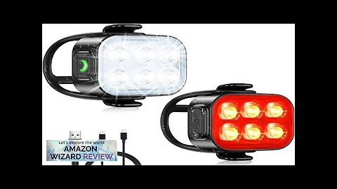 Bike Lights for Night Riding USB Rechargeable Bike Lights Front and Back Review