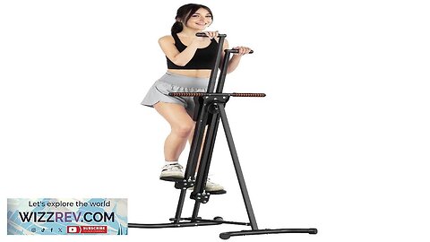 Stair Stepper Vertical Home Gym Cardio Climber Folding Workout Exercise Machine Review