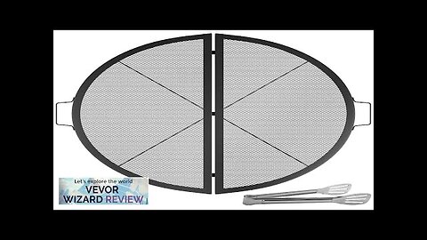 VEVOR Fire Pit Cooking Grill Grate 36 Inch Foldable Round Cooking Rack Review