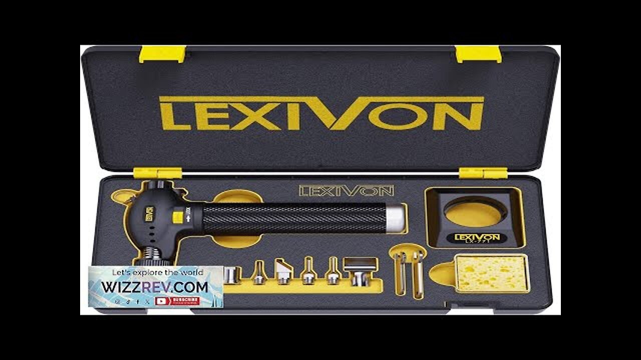 LEXIVON Butane Torch Multi-Function Kit Premium Self-Igniting Soldering Station Review