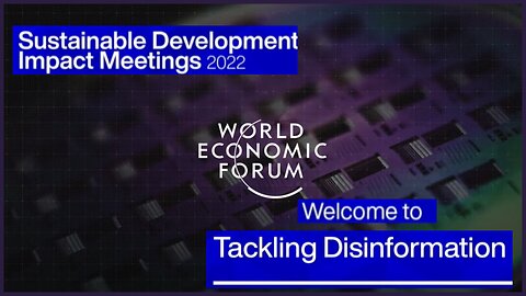 Tackling Disinformation with the WEF #SDIM22 Analysis