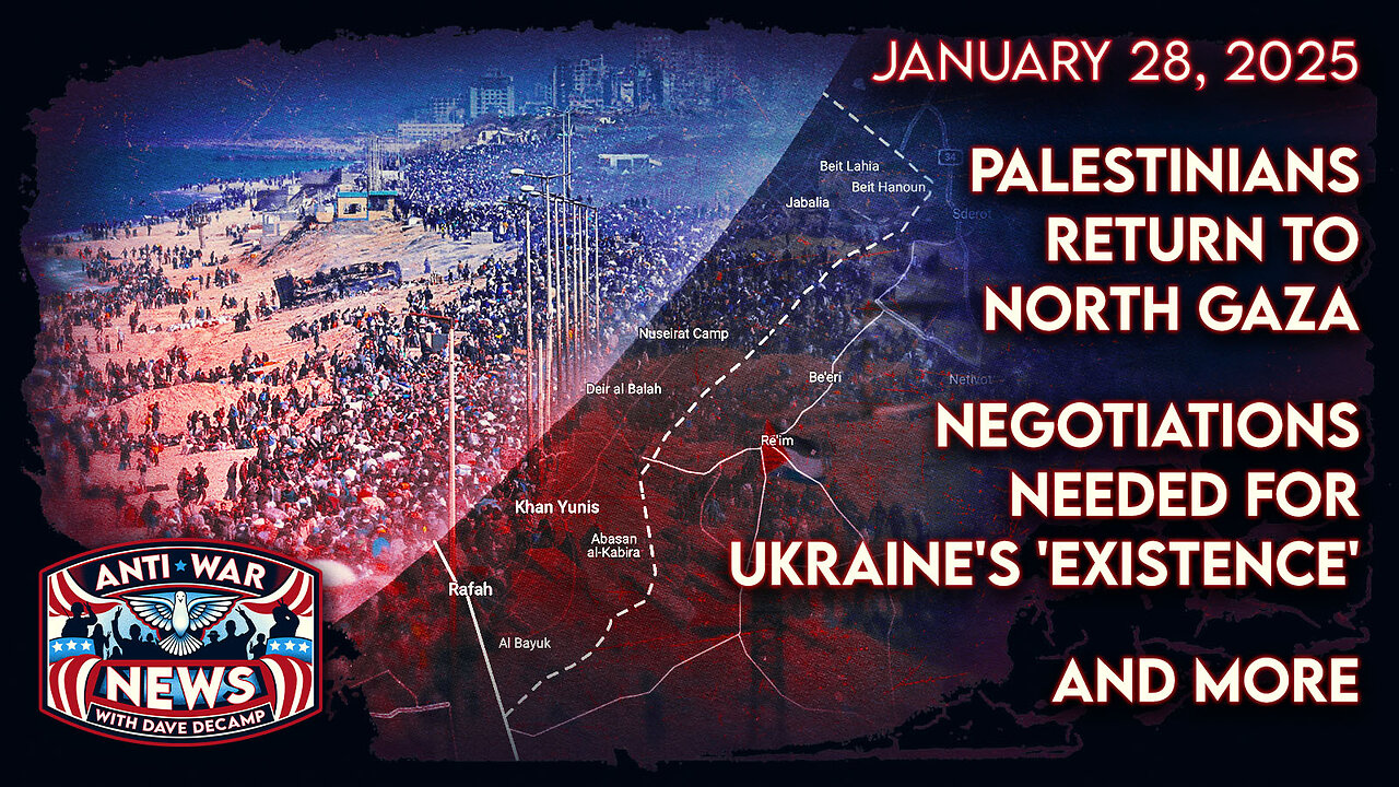 Palestinians Return To North Gaza, Negotiations Needed for Ukraine's 'Existence,' and More