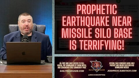 Earthquake at Malmstrom with More Expected!