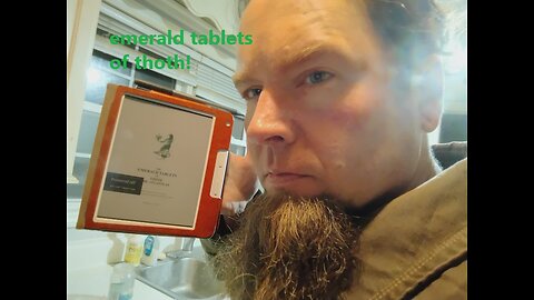 I just started reading the book of emerald tablets of thoth