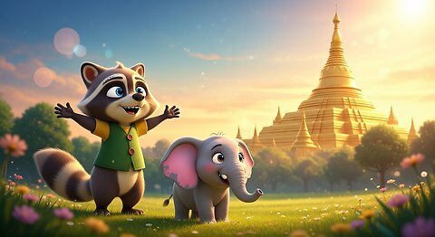 Pya Pya the Elephant & Thazin’s Adventure 🐘 | Kindness & Friendship Kids Song | Sing-Song Storyland