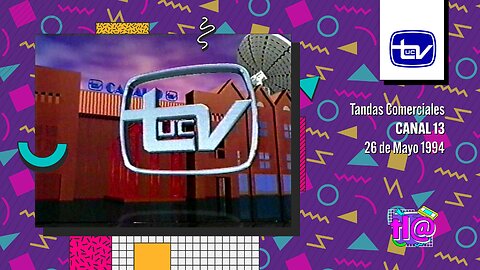 Tandas Comerciales Canal 13 (26 de Mayo 1994)