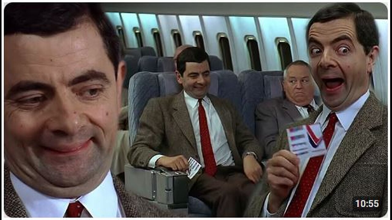 Mr Bean travels to AMERICA