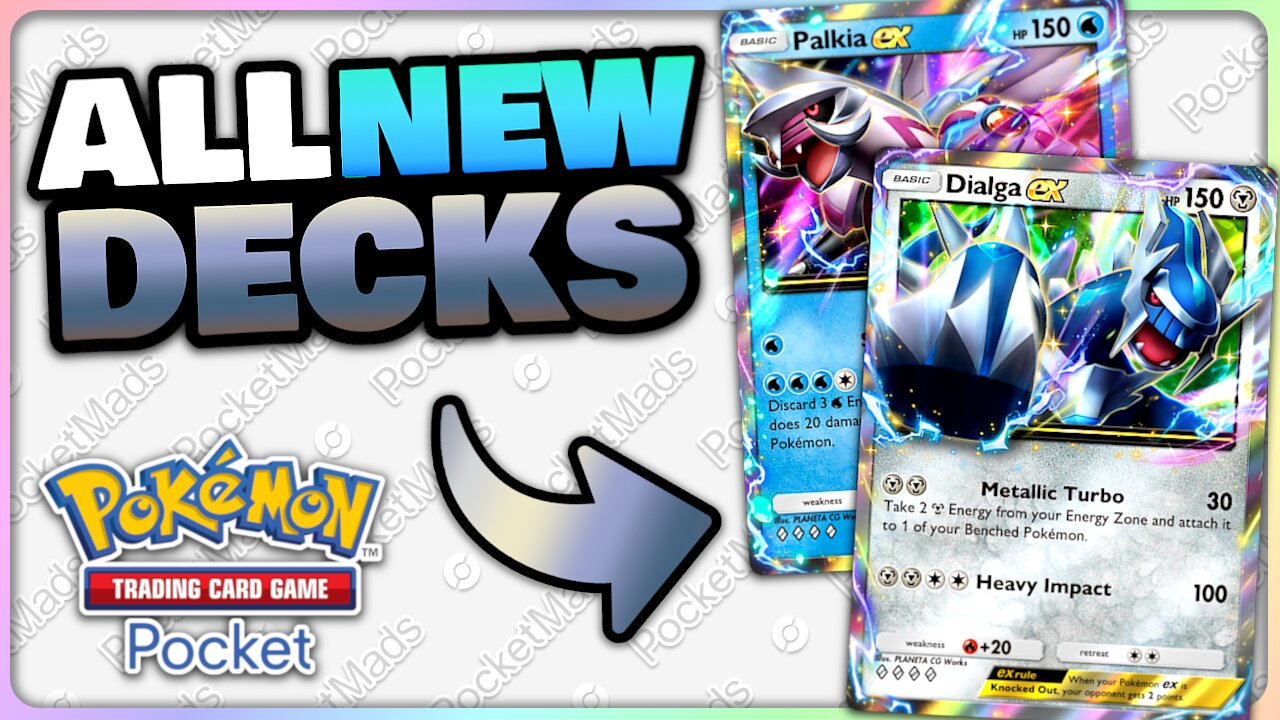 NEW Dialga & Palkia EX Strategies That YOU Should Use!!! | Pokemon TCG Pocket