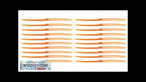 20PCS Gemfan 5030 5X3 ABS Direct Drive Orange Propeller Blade For RC Review