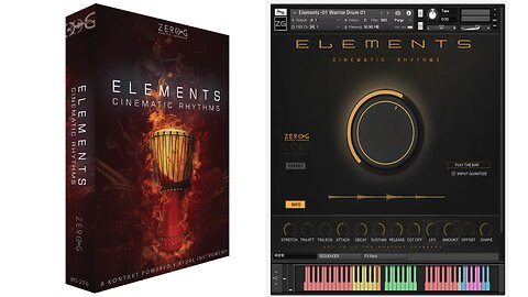 Zero-G Elements Cinematic Rhythms - Kontakt Instrument // Tribal & Warrior Percussion DEMO