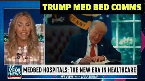 MED BED COMMS. TRUMP posted on TRUTH SOCIAL, then deleted