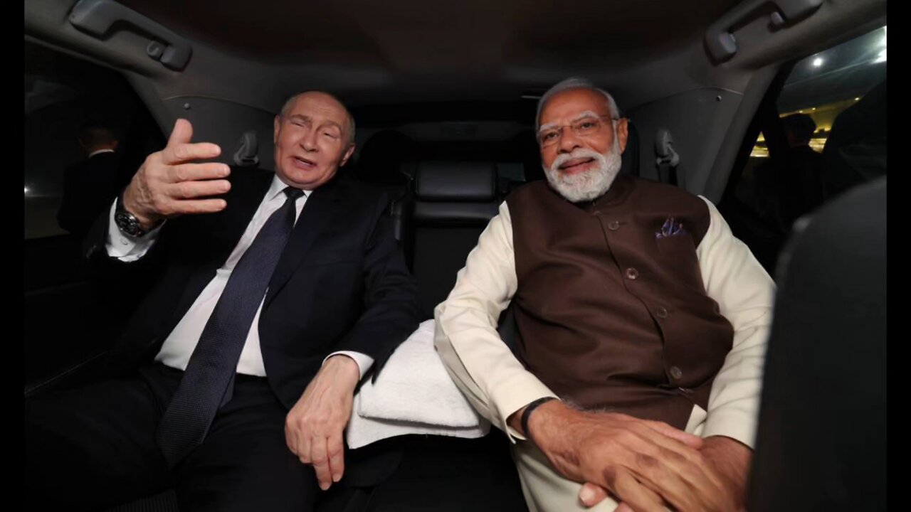 Putin in India.