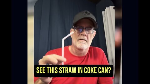 📍 See How This Straw In Coke Can? 😅 #hack #simplelife