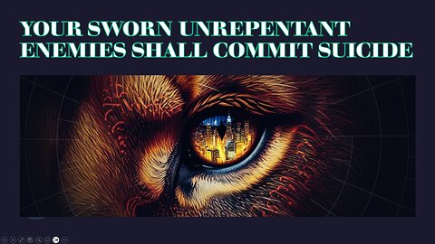 YOUR SWORN UNREPENTANT ENEMIES SHALL COMMIT SUICIDE! 100 Days Fasting & Prayer Day 88 Sept 30, 2025