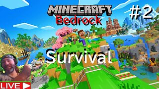 Minecraft survival playthrough Live part #2 (Livestream)
