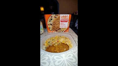 Eating Lean Cuisine Tortilla Crusted Fish, Dbn, MI, 10/16/25