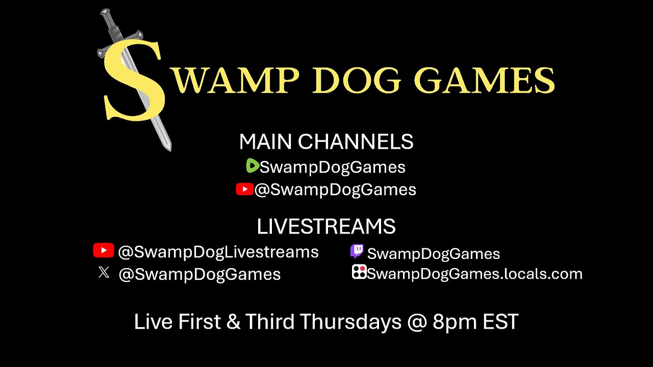 Swamp Dog Live! Guild Wars 2 Show!