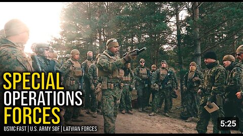 U.S. Marines FAST Co. & U.S. Army SOF Conduct Live-Fire Drill in Latvia (2025)