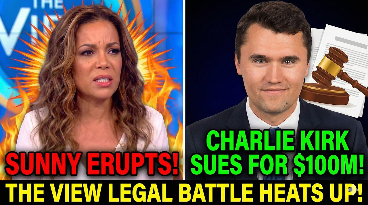 Sunny Hostin ERUPTS After Charlie Kirk SUES The View For $100M