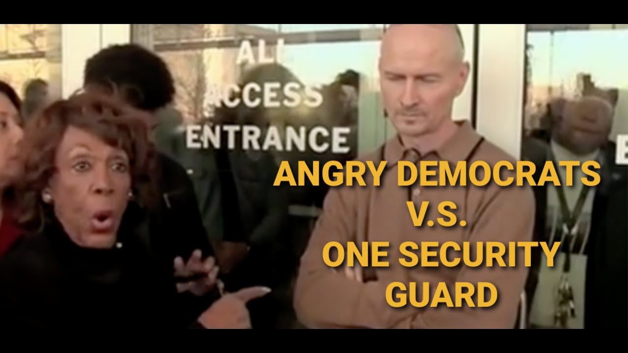 Showdown At Dept Of Education: Angry Democrats Fail Against One Security Guard