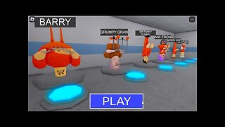 Escaping from a UPSIDE DOWN BARRY'S PRISONERS PRISON RUN! And BECAME a BARRY PRISONER