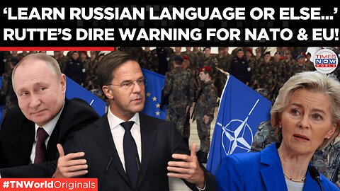 ‘Russia is outproducing NATO in Just 3 Months’ – Mark Rutte Exposes NATO’ & EU's Defense Failings!