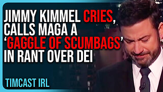 Jimmy Kimmel CRIES, Calls MAGA A “Gaggle of Scumbags” In UNHINGED Rant Over DEI