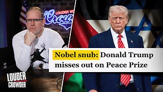 Trump Gets Screwed out of Nobel Prize - And They're Actually Thrilled About It