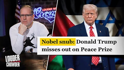 Trump Gets Screwed out of Nobel Prize - And They're Actually Thrilled About It